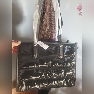 Kate Spade NWT Ella XL Puffy Tote NEW WITH TAGS excellent taxi for dog